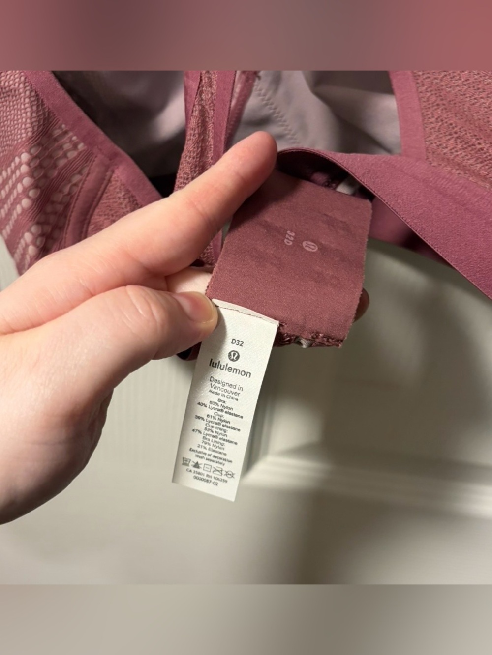 Lululemon Awake To Lace Bra - 32D - Picture 3 of 5